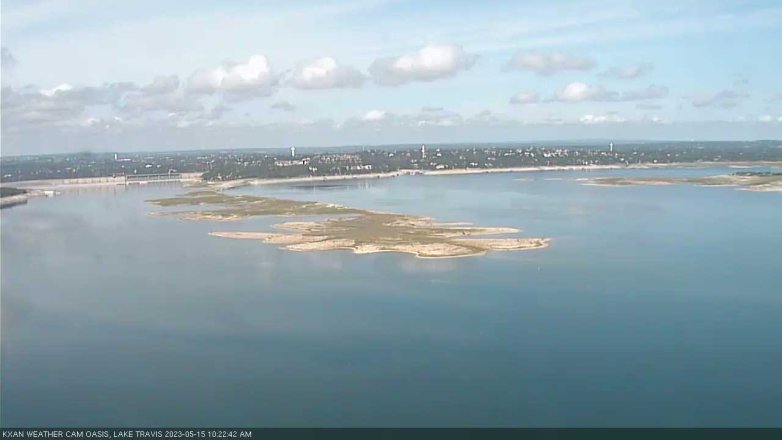 Lake Travis webcam, May 15, 2023 10:25 AM CT
