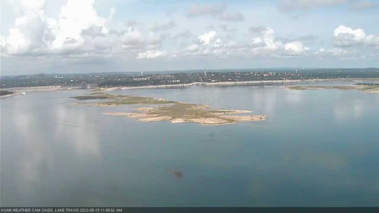 Lake Travis webcam, May 15, 2023 11:00 AM CT