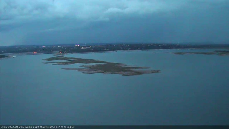 Lake Travis webcam, May 15, 2023 8:25 PM CT