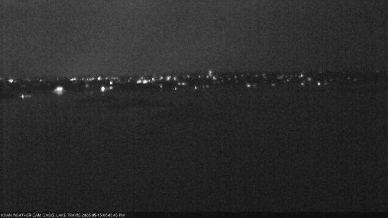 Lake Travis webcam, May 15, 2023 8:45 PM CT