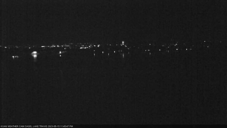 Lake Travis webcam, May 15, 2023 11:45 PM CT