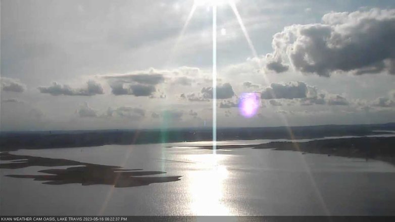 Lake Travis webcam, May 16, 2023 6:25 PM CT