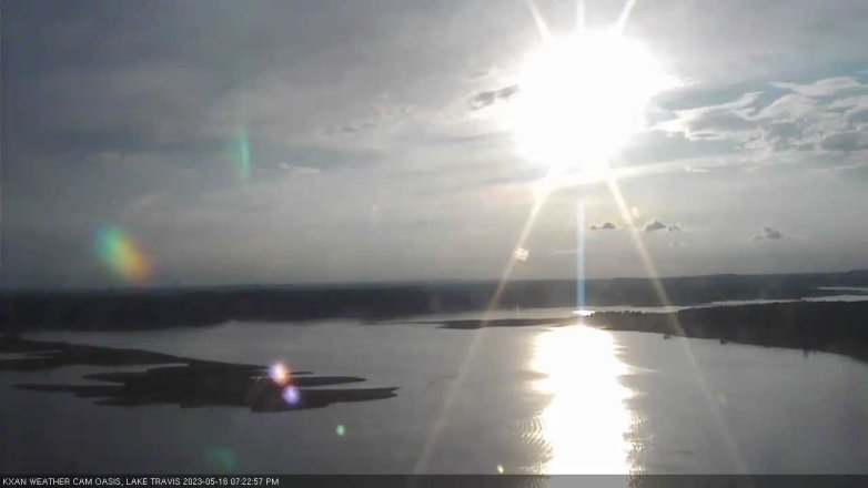 Lake Travis webcam, May 16, 2023 7:25 PM CT