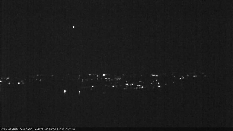 Lake Travis webcam, May 16, 2023 10:45 PM CT