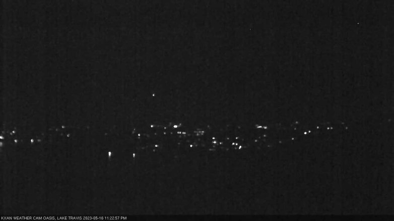 Lake Travis webcam, May 16, 2023 11:25 PM CT