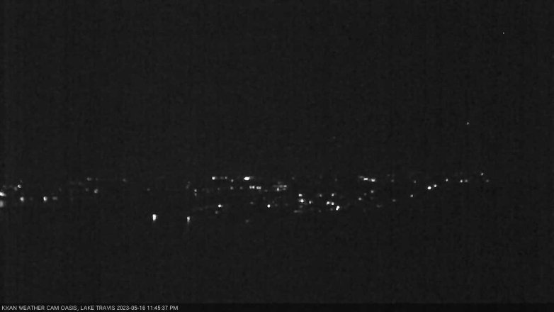 Lake Travis webcam, May 16, 2023 11:45 PM CT