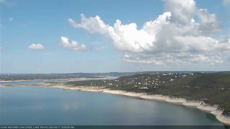 Lake Travis webcam, May 17, 2023 11:00 AM CT