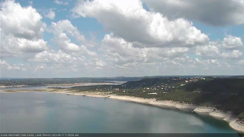 Lake Travis webcam, May 17, 2023 12:00 PM CT