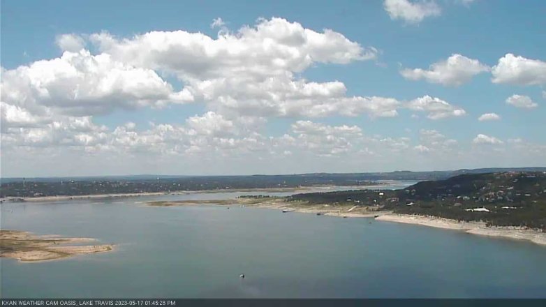 Lake Travis webcam, May 17, 2023 1:45 PM CT