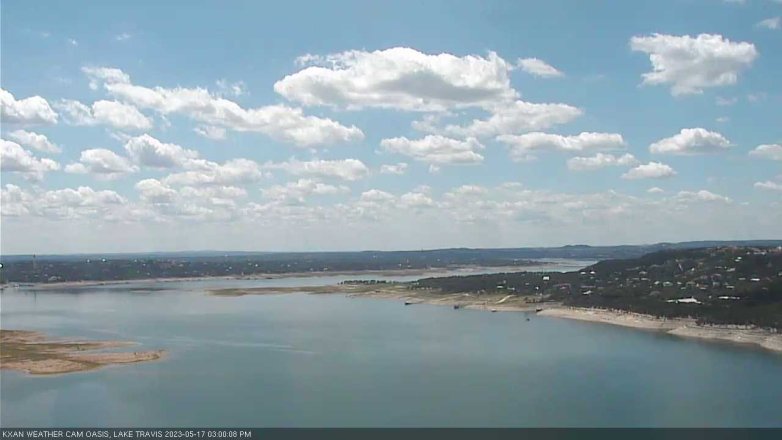 Lake Travis webcam, May 17, 2023 3:00 PM CT