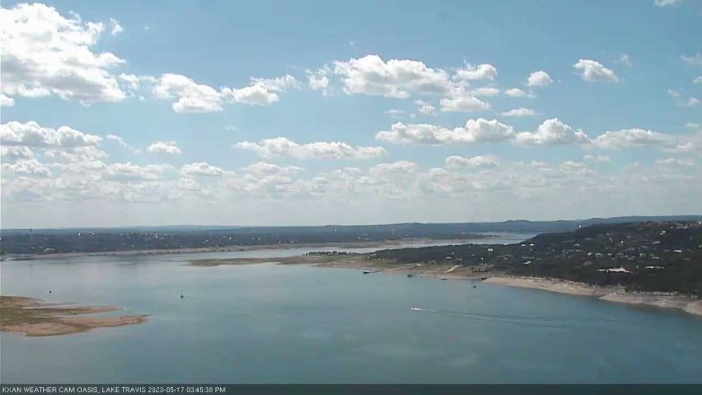 Lake Travis webcam, May 17, 2023 3:45 PM CT