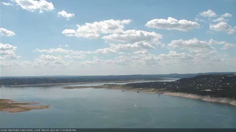 Lake Travis webcam, May 17, 2023 4:00 PM CT
