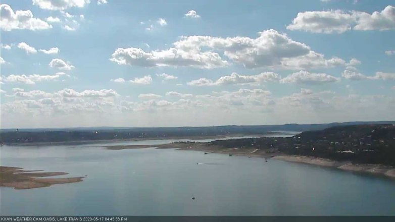 Lake Travis webcam, May 17, 2023 4:45 PM CT