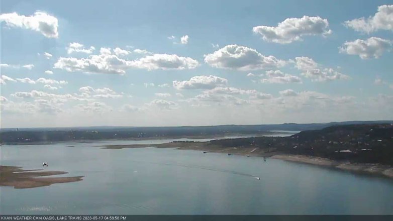 Lake Travis webcam, May 17, 2023 5:00 PM CT