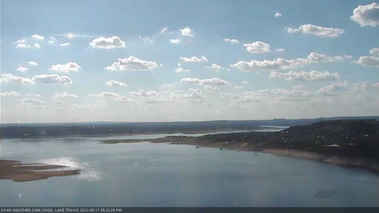 Lake Travis webcam, May 17, 2023 5:25 PM CT