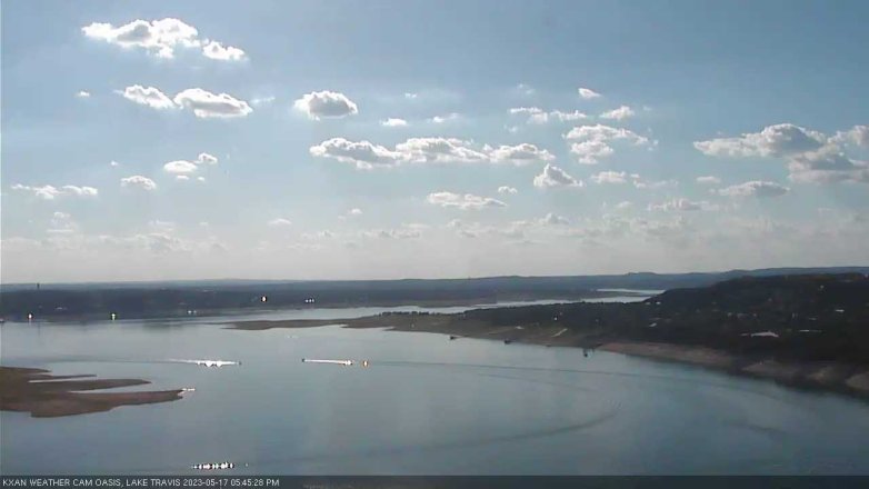 Lake Travis webcam, May 17, 2023 5:45 PM CT
