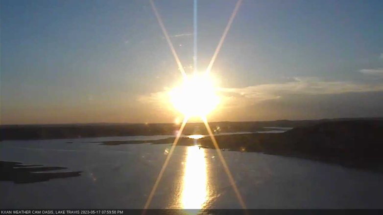 Lake Travis webcam, May 17, 2023 8:00 PM CT
