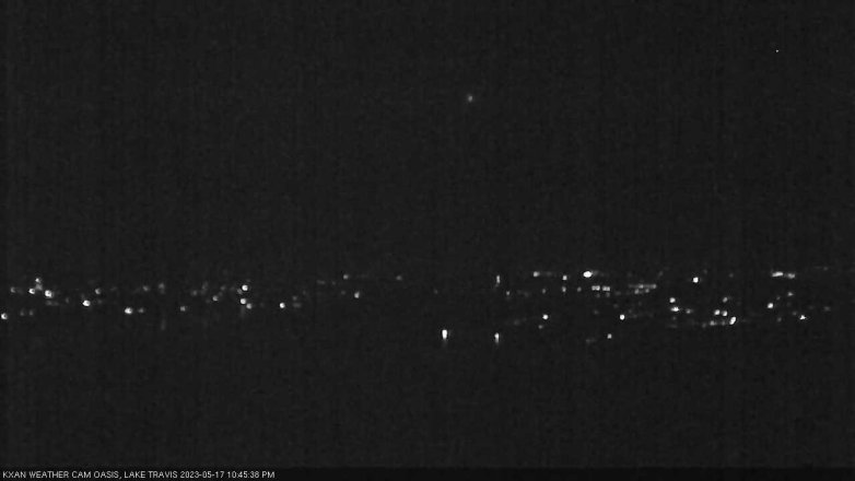Lake Travis webcam, May 17, 2023 10:45 PM CT