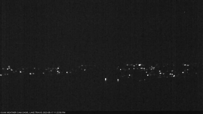 Lake Travis webcam, May 17, 2023 11:25 PM CT