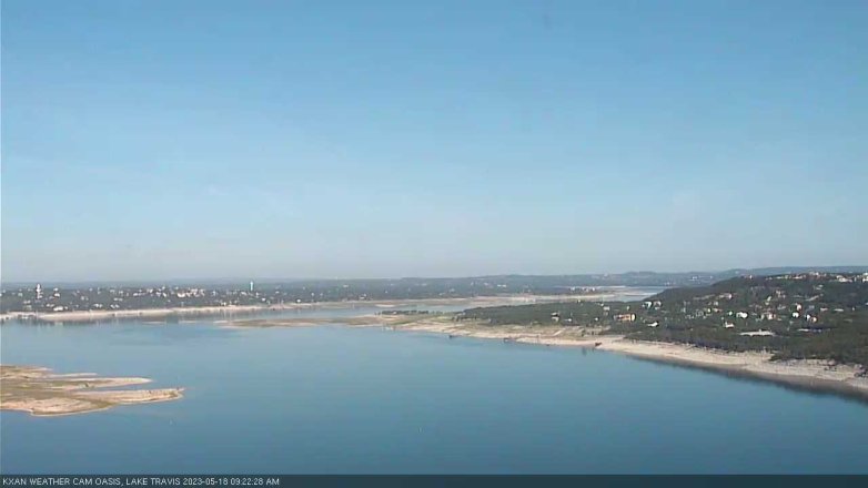 Lake Travis webcam, May 18, 2023 9:25 AM CT