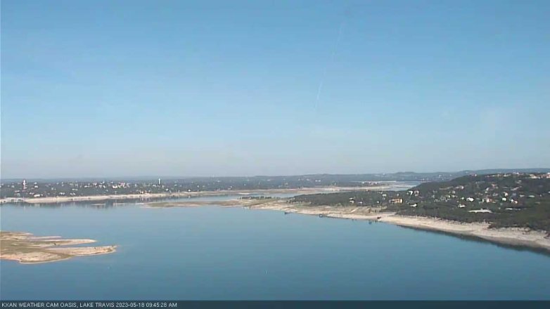 Lake Travis webcam, May 18, 2023 9:45 AM CT