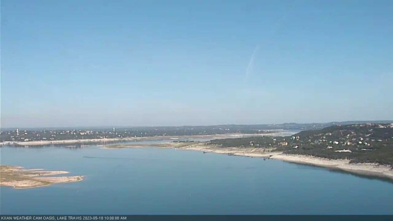 Lake Travis webcam, May 18, 2023 10:00 AM CT