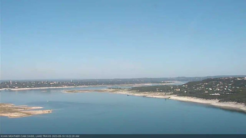 Lake Travis webcam, May 18, 2023 10:25 AM CT