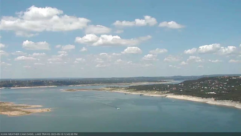 Lake Travis webcam, May 18, 2023 12:45 PM CT
