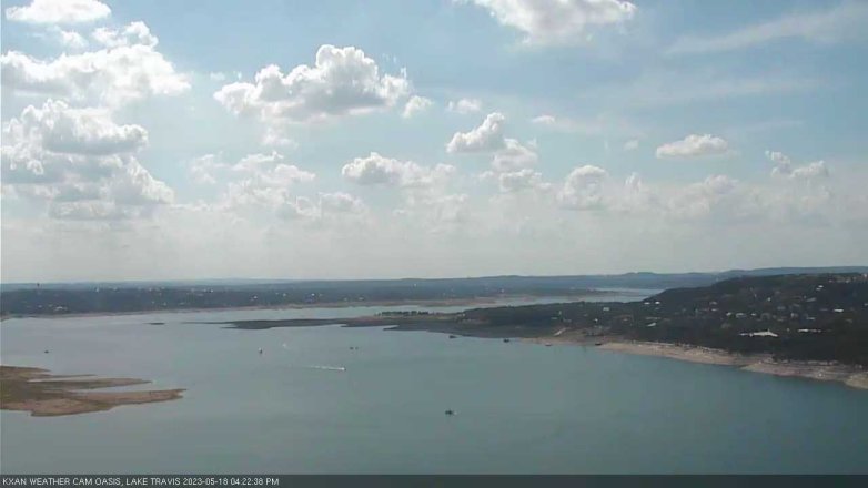 Lake Travis webcam, May 18, 2023 4:25 PM CT