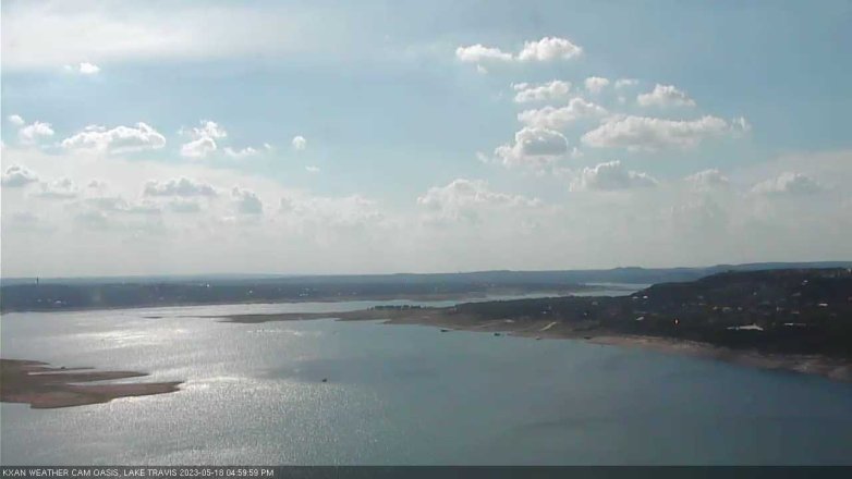 Lake Travis webcam, May 18, 2023 5:00 PM CT