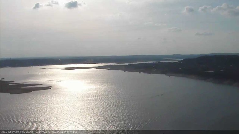 Lake Travis webcam, May 18, 2023 6:00 PM CT
