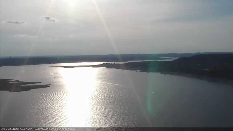 Lake Travis webcam, May 18, 2023 6:25 PM CT