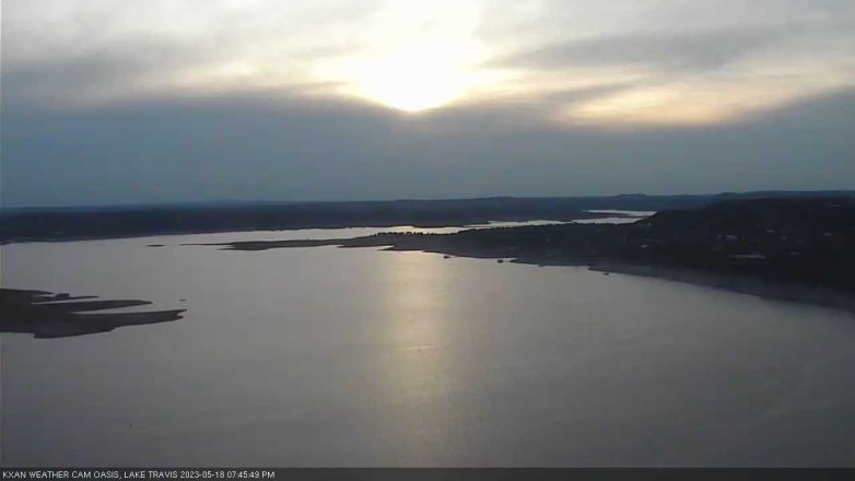 Lake Travis webcam, May 18, 2023 7:45 PM CT
