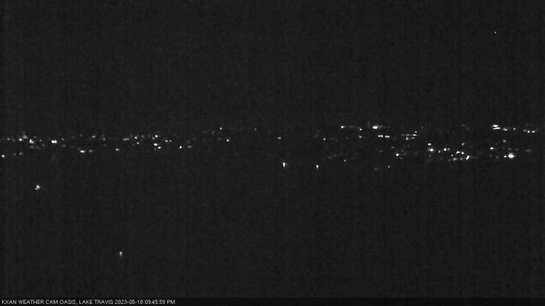 Lake Travis webcam, May 18, 2023 9:45 PM CT