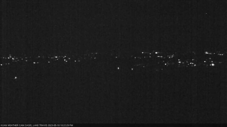 Lake Travis webcam, May 18, 2023 10:25 PM CT