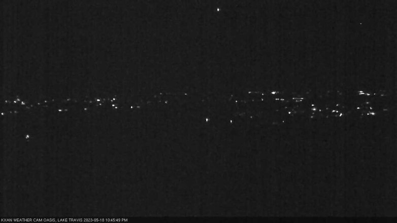 Lake Travis webcam, May 18, 2023 10:45 PM CT
