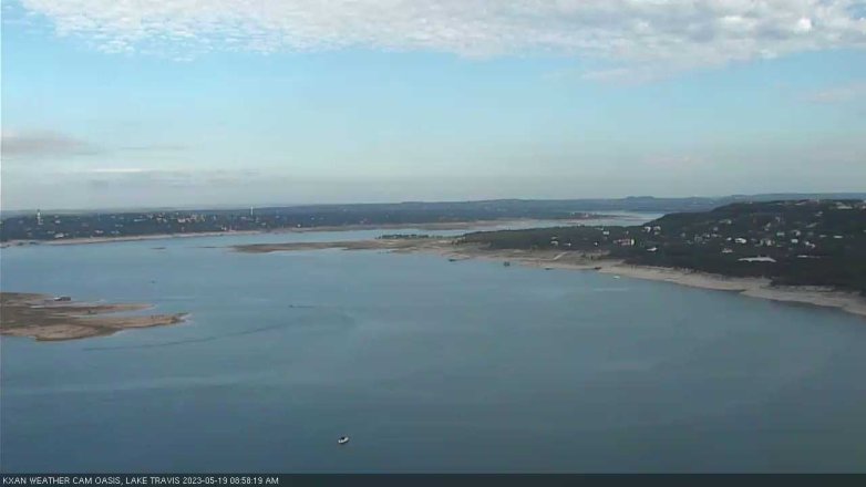 Lake Travis webcam, May 19, 2023 9:00 AM CT