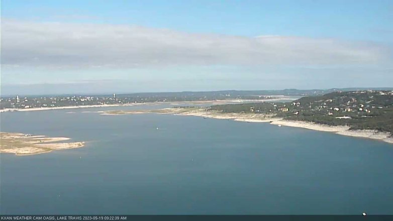 Lake Travis webcam, May 19, 2023 9:25 AM CT