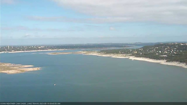 Lake Travis webcam, May 19, 2023 9:45 AM CT