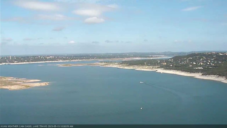 Lake Travis webcam, May 19, 2023 10:00 AM CT
