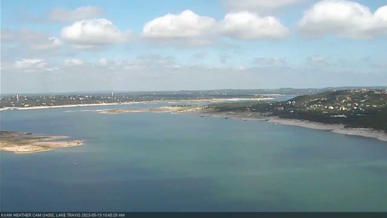 Lake Travis webcam, May 19, 2023 10:45 AM CT
