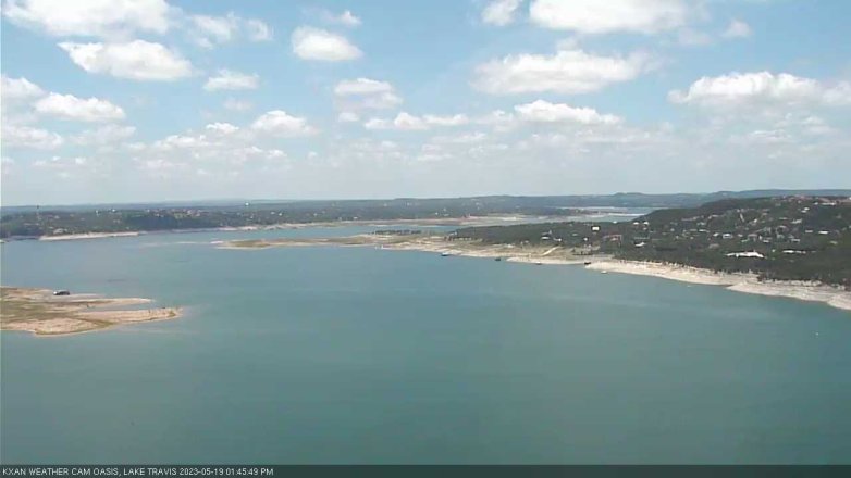 Lake Travis webcam, May 19, 2023 1:45 PM CT