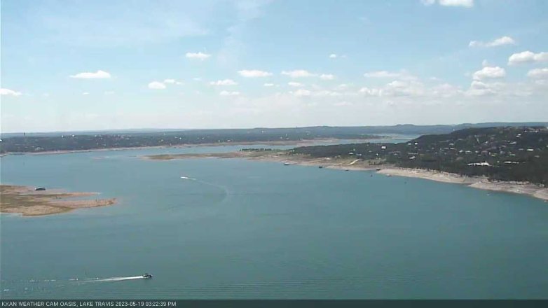 Lake Travis webcam, May 19, 2023 3:25 PM CT