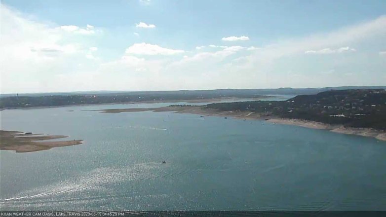 Lake Travis webcam, May 19, 2023 4:45 PM CT