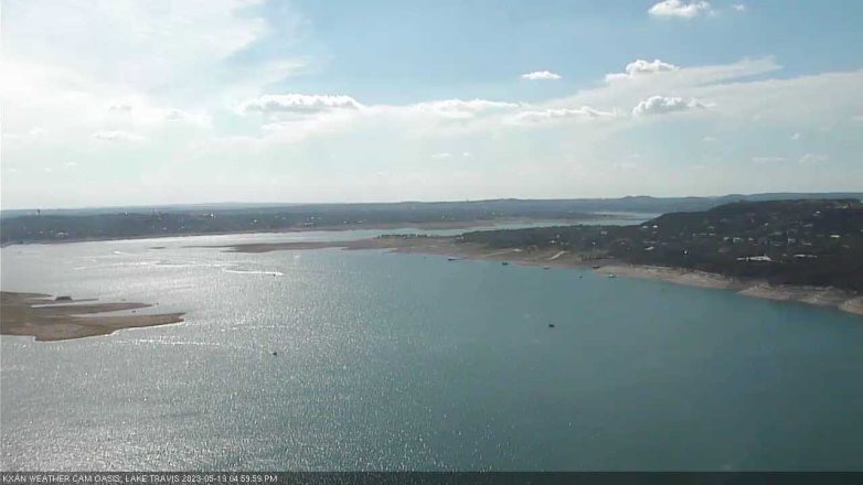 Lake Travis webcam, May 19, 2023 5:00 PM CT