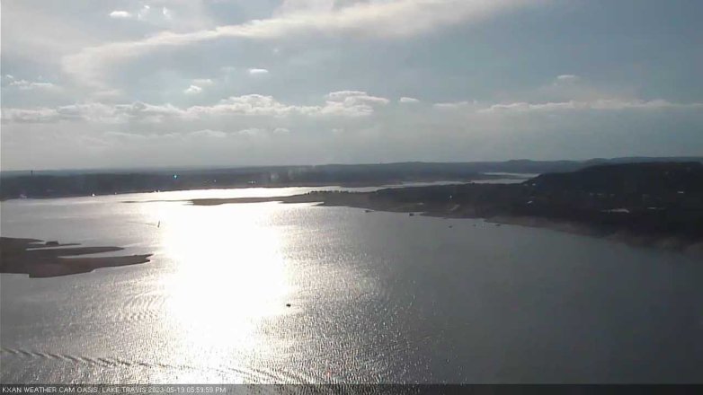 Lake Travis webcam, May 19, 2023 6:00 PM CT