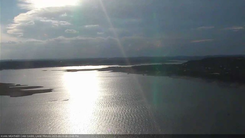 Lake Travis webcam, May 19, 2023 6:25 PM CT