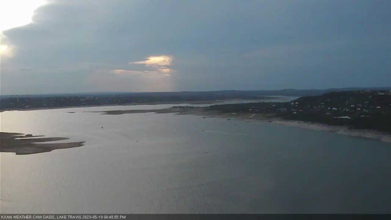 Lake Travis webcam, May 19, 2023 6:45 PM CT