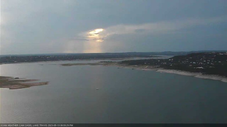 Lake Travis webcam, May 19, 2023 7:00 PM CT