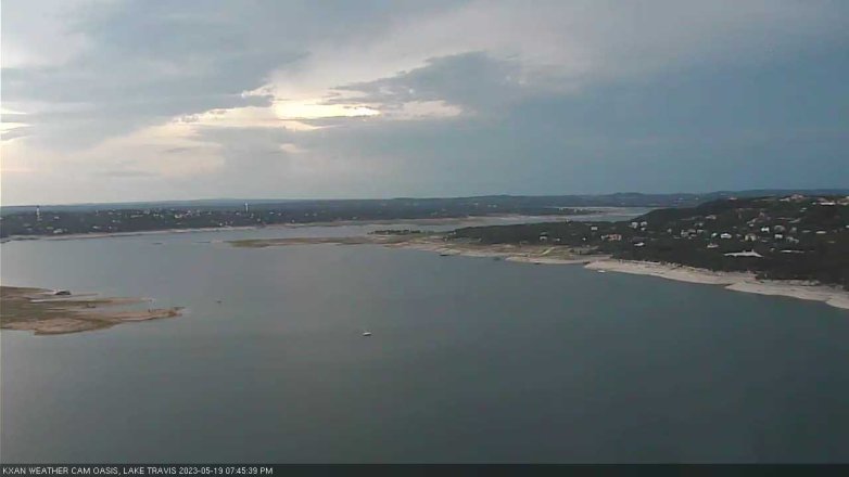 Lake Travis webcam, May 19, 2023 7:45 PM CT